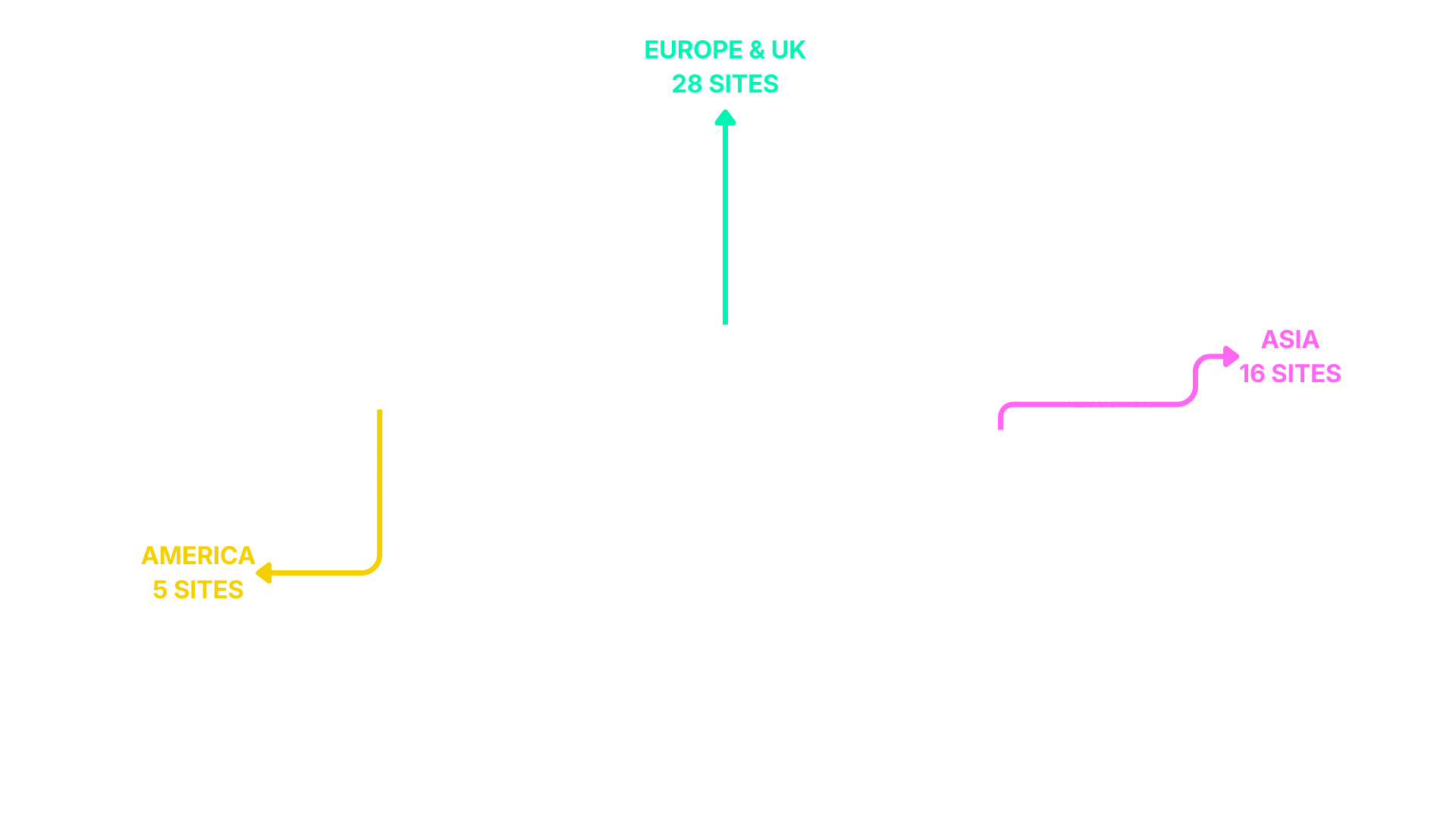 Brembo global sites map