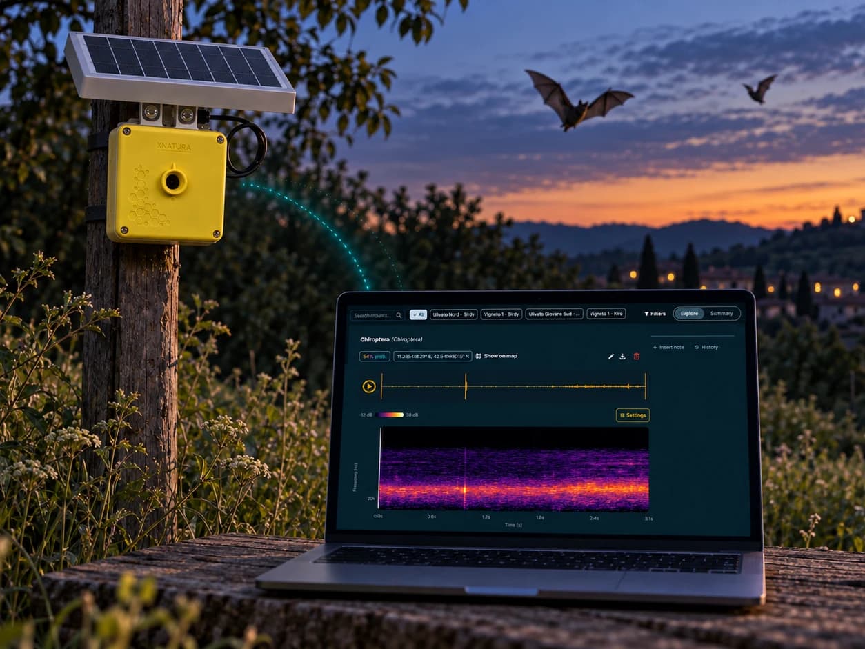 The Kiro sensor during the field test