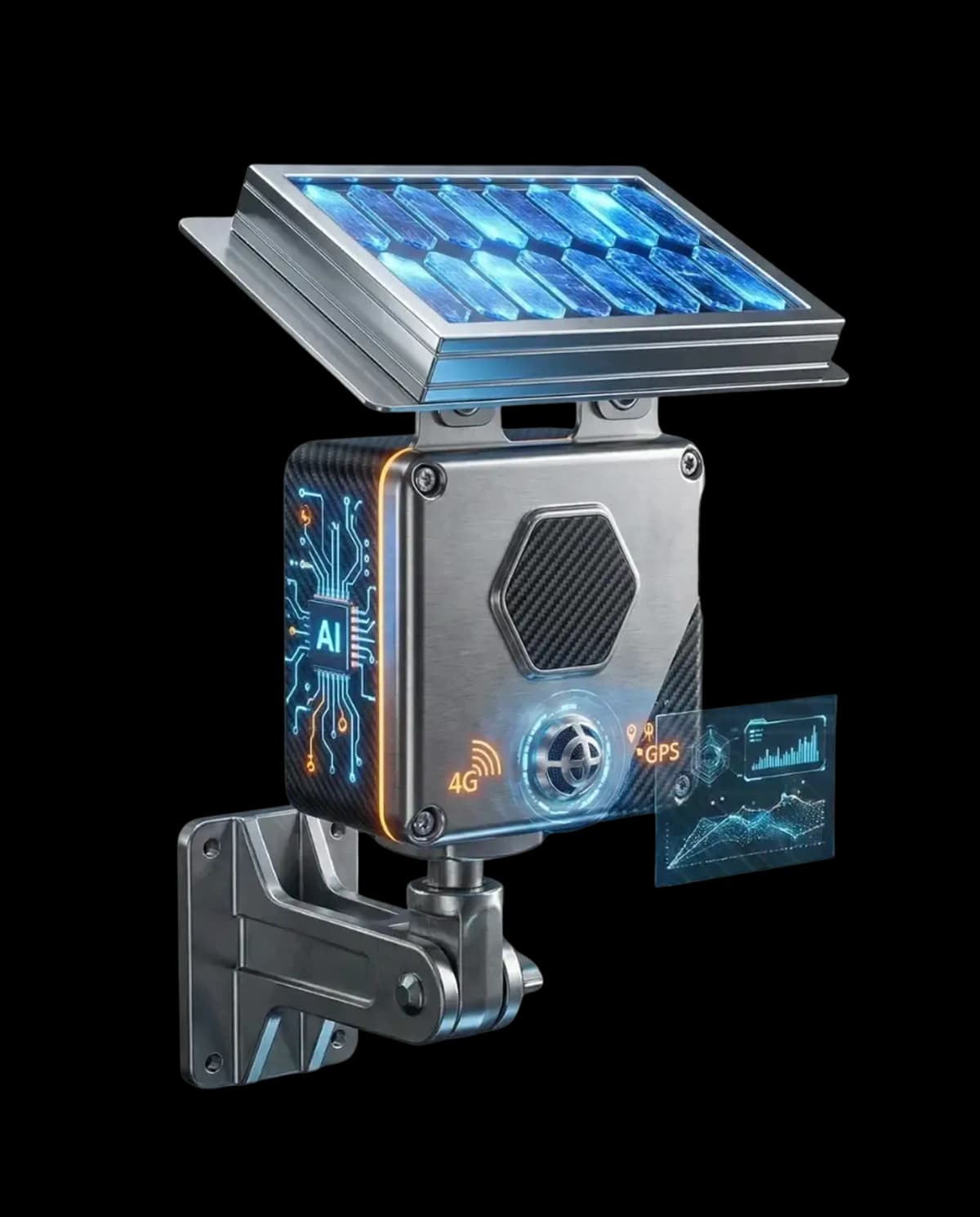 Sensor Spectrum con panel solar