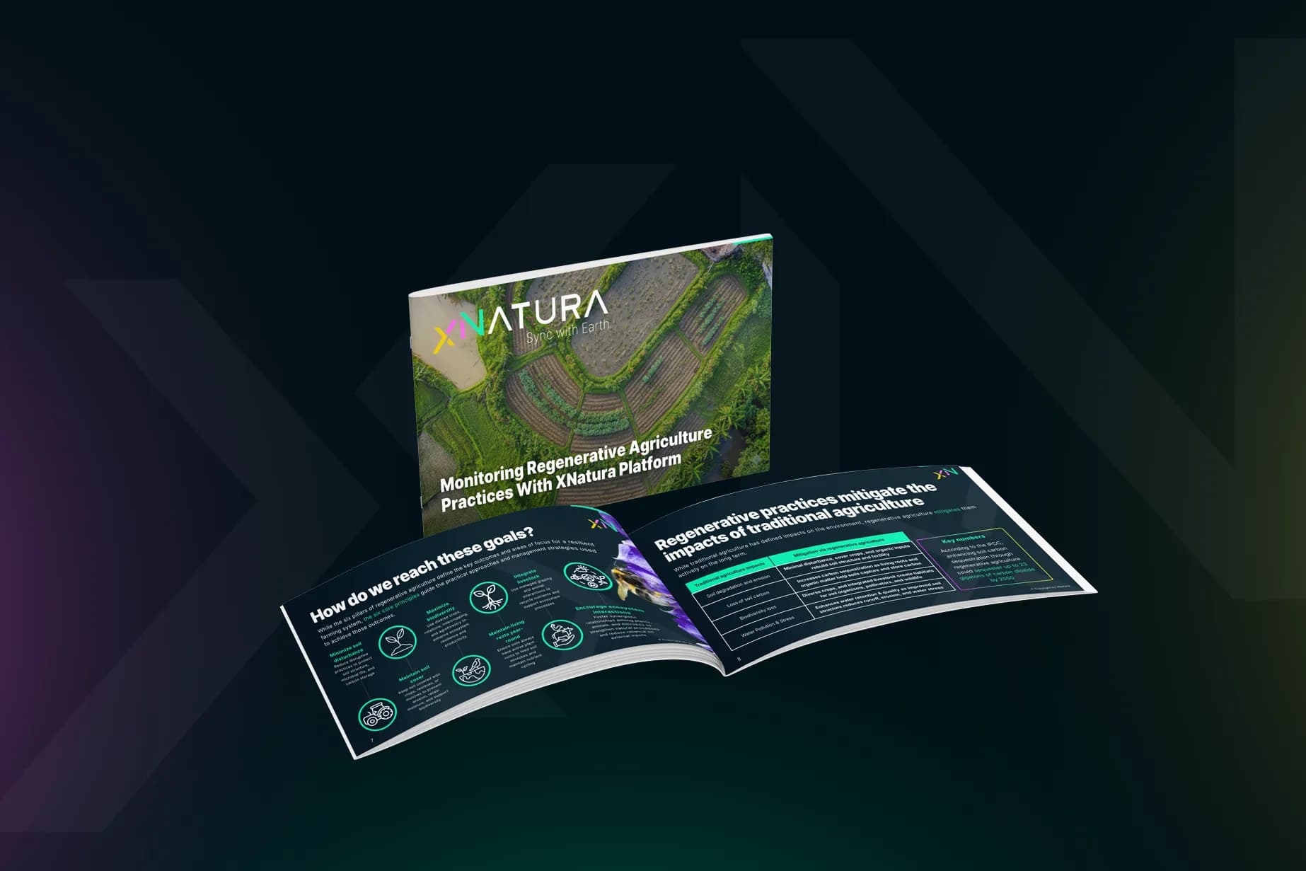 Überwachung regenerativer Landwirtschaftspraktiken mit der XNatura-Plattform