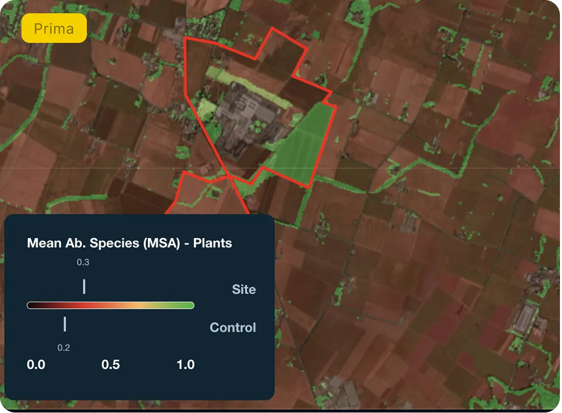 Scenario before regeneration