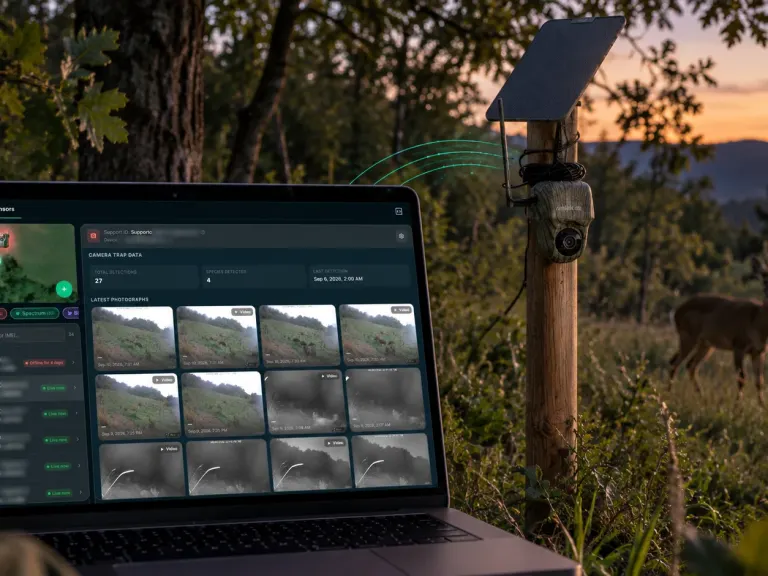 Trail camera for wildlife monitoring