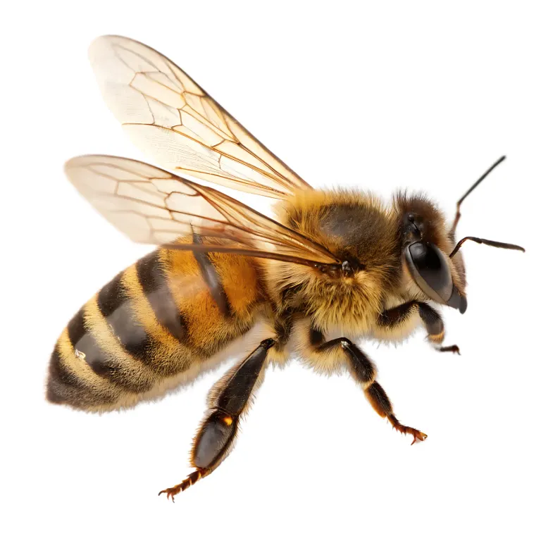 Détail des abeilles