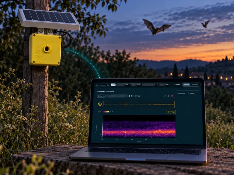 Sensor Kiro para el monitoreo de murciélagos