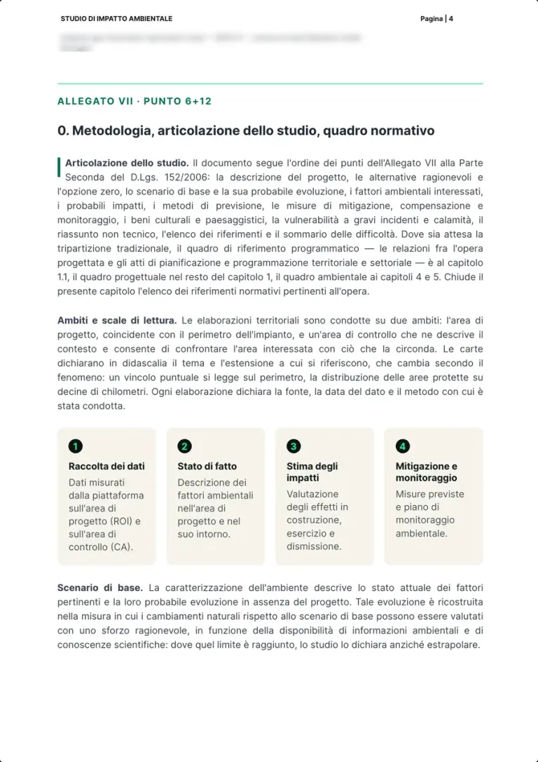 Le chapitre 0 de l'étude : méthodologie, structure selon l'annexe VII et les quatre phases du travail, des données au suivi.